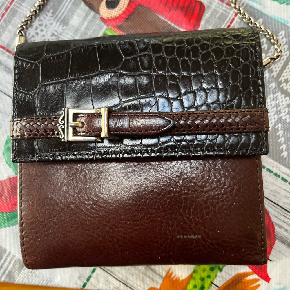 Brighton Mini Crossbody Organizer Wallet With Chain